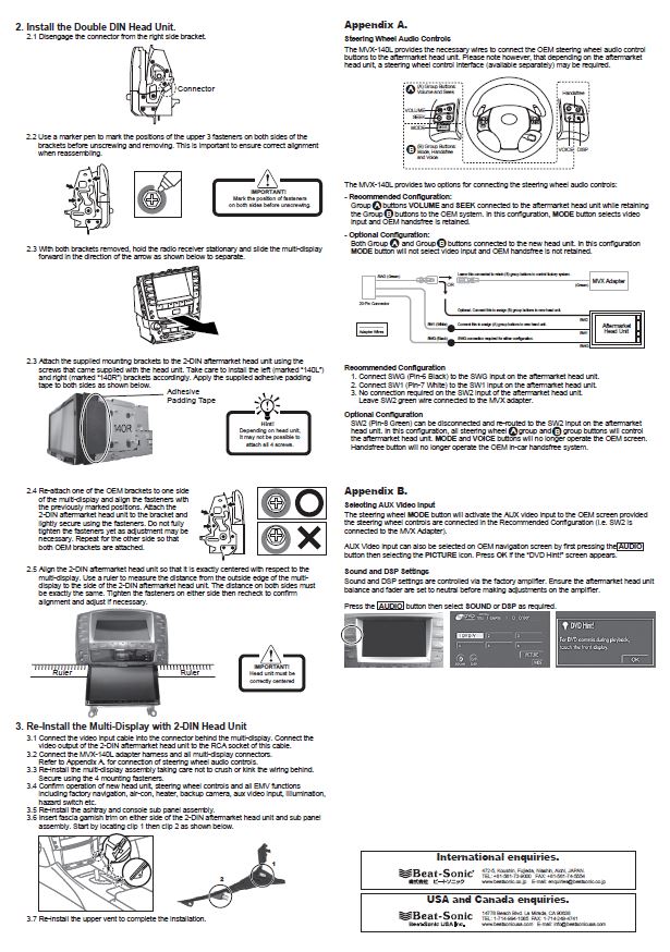 MVX140L manual 2