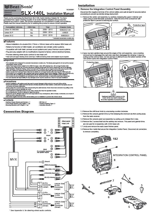 SLX140L manual 1